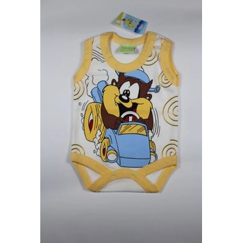 Image 1 of БЕЙБ ФЕШЪН ЕООД Боди потник, 56, 62, 68 /жълт кант/