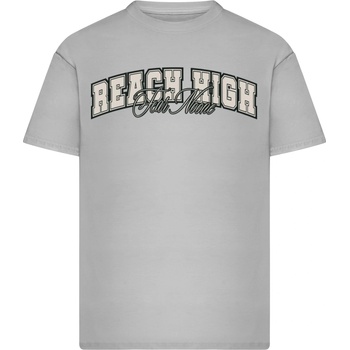 Mister Tee Тениска Reach High Fear None Oversize Tee lightasphalt XXLUB-MT3854-02946 - Тъмносив, размер XL