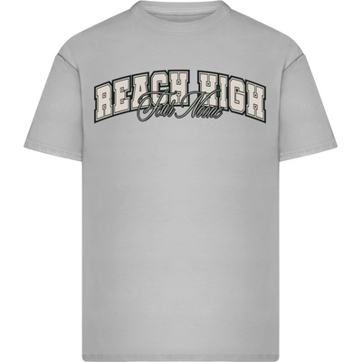 Mister Tee Тениска Reach High Fear None Oversize Tee lightasphalt XXLUB-MT3854-02946 - Тъмносив, размер XL