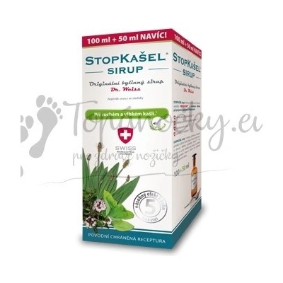 STOPKAŠEL Medical sirup Dr. Weiss 100 ml + 50 ml
