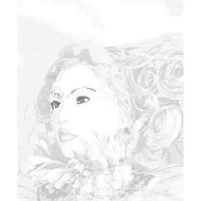 ZUTY Bodkovanie - FANTASY ŽENA V ŠEDEJ Rámovanie: bez rámu a bez vypnutia plátna, Rozmer: 40x50 cm