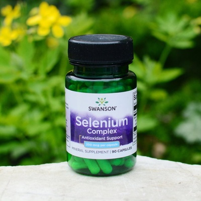 Swanson Albion Complexed Selenium 200 mcg 90 kapsúl