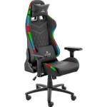 Nitro Concepts Геймърски стол NITRO CONCEPTS Nemesis Ultimate Edition, до 130kg, Relax тип Bucket, изкуствена кожа, 4D регулируеми подлакътници, газов амортисьор клас 4, вградено RGB осветление, лумбална и шийна въз