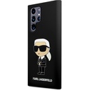 Karl Lagerfeld Liquid Silicone Ikonik NFT Samsung Galaxy S24 Ultra čierne