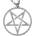 Leather & steel fashion Висулка Pentagram - LSF4 71