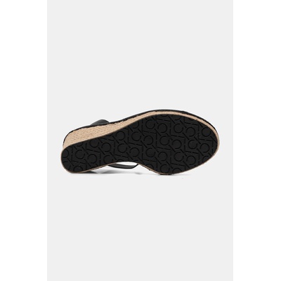 Calvin Klein Кожени сандали Calvin Klein WEDGE SANDAL 70 - HE (HW0HW02376)