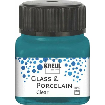 Kreul Clear Боя за стъкло и порцелан Turquoise 20 ml 1 бр (16216)