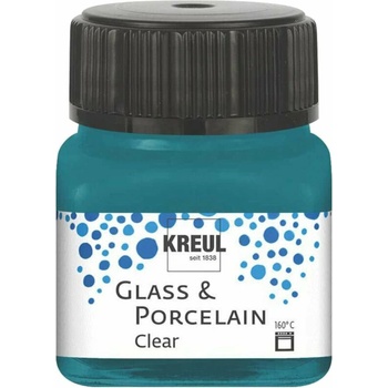 Kreul Clear Боя за стъкло и порцелан Turquoise 20 ml 1 бр (16216)