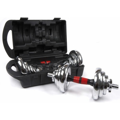 Sportago Premium set jednoručních nakládacích činek 2 x 10 kg