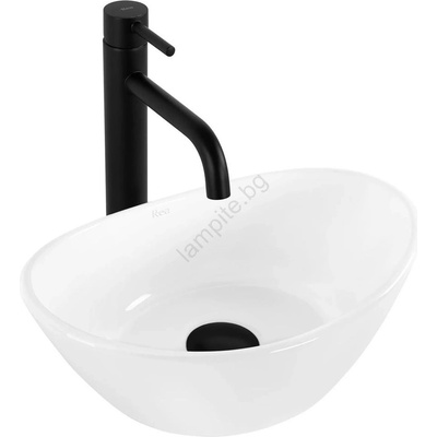 Rea REA-U6803 - Умивалник за плот KATE 24, 5x36, 5 cm керамика/бял гланц (RE0175)