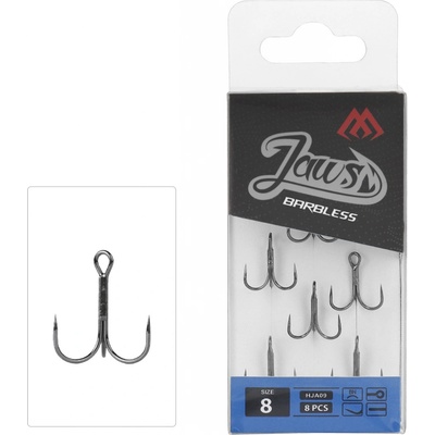 Mikado TROJHÁČKY BEZ PROTIHROTU JAWS BARBLESS vel.10 8 ks