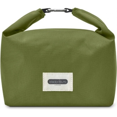 black+blum Изолирана чанта за обяд Black+Blum LBB019, 6.7 л, 33.5х15.5х31 см, Водоотблъскваща, Навиваща се, Каишка за носене, Без BPA, Зелен (LBB019)