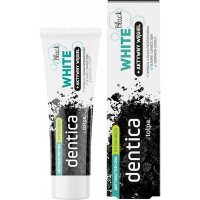 Tołpa Dentica Black White bieliaca s aktívnym uhlím 75 ml