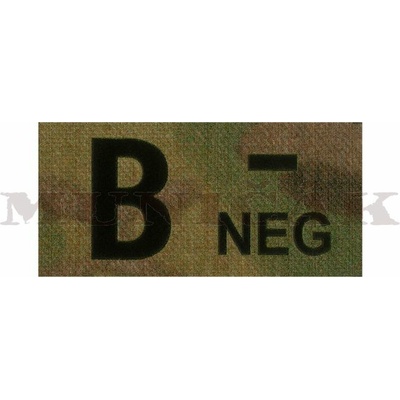 CLAW GEAR IR Nášivka/Patch B NEG - multicam (27816)