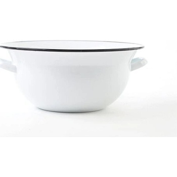 Olymp smaltovaný vandeľ krajáč biely 32 cm 6 l