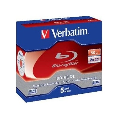 1/10 Verbatim BD-RE 50GB 2x, jewel, 5ks (43760) – Zboží Živě