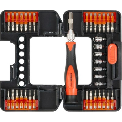 Slovakia Trend Strend Pro 2250873 - Sada skrutkovačov Premium, 37 dielna, torx + ploché + Phillips