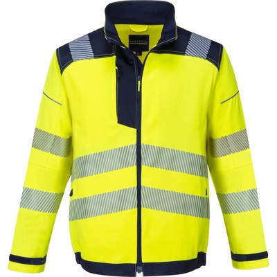 Portwest hi-vis pw3 t500 / Светлоотразителна яке - hv жълто/тъмносиньо xxxl (t500ynrxxxl)
