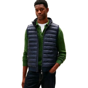 Tommy Hilfiger Потник Tommy hilfiger Mix Media Ess Rwb vest - Blue / Black (Desert Sky)