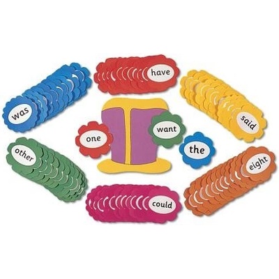 Jolly Phonics Tricky Word Wall Flowers - Wernham Sara