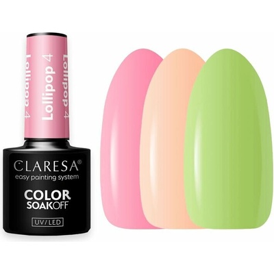 CLARESA hybridní gel lak 5g Lollipop