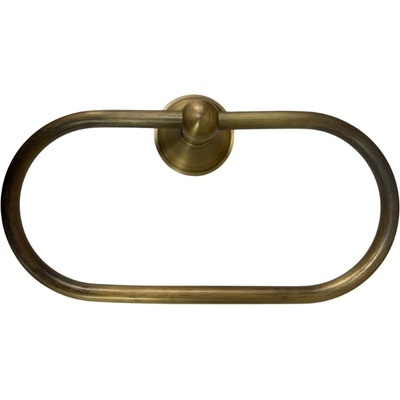 Sanitary ware Поставка за кърпи тип ринг Париж - бронз, ретро стил