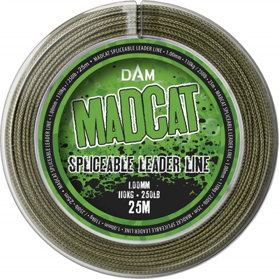 MADCAT šňůra Spliceable Leader Line 25m 1mm 110kg