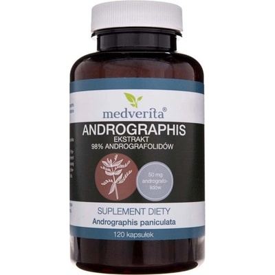 Medverita Andrographis extrakt 98% Andrographolide 120 kapsúl