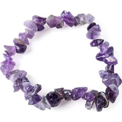 Prosperk náramek z minerálů sekaný Ametyst S4714
