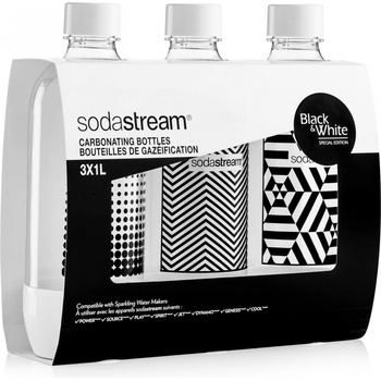 Sodastream Jet TriPack Black & White 1l