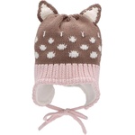 Sterntaler Детска плетена шапка Sterntaler - Коте, 45 cm, 6-9 м (4702246-985) - baby