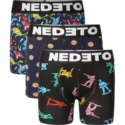 Nedeto 3pack detské boxerky (3NBDV5) viacfarebné