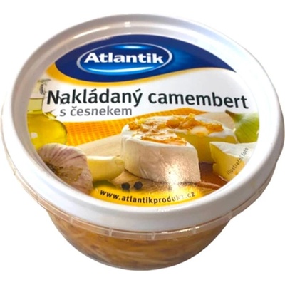 Atlantik nakládaný camembert s česnekem 2 x 200g – Zboží Dáma