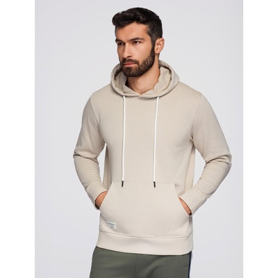 Ombre Clothing Бежово мъжко кенгуру с качулка Ombre Clothing Ombre Clothing | Bezhov | МЪЖЕ | S