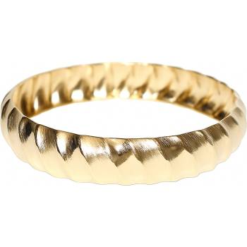 Златна твърда гривна