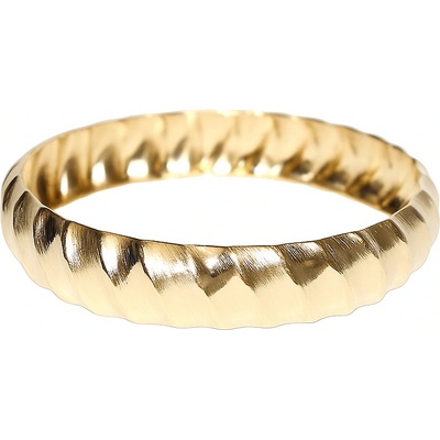 Златна твърда гривна