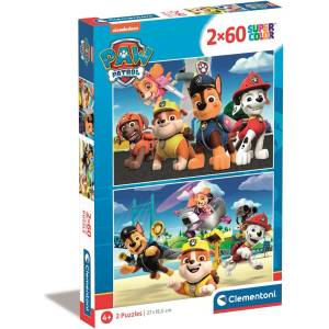 Clementoni - Пъзел Paw Patrol 2x60ч. 21623