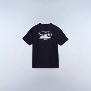 Napapijri Мъжка тениска Napapijri Graphic T-shirt Mens - Navy 176