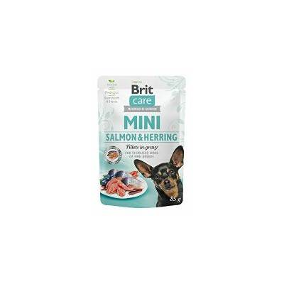Brit Care Dog Mini Salmon&Herring steril fillets 85g