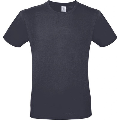 B&C #E150 tričko modré light navy