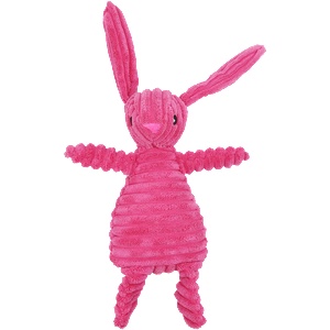 Uniq Pets Plush Dog Toy Squeakies Fuchsia Rabbit Cuddle Toy плюшена играчка за кучета със звук, 29 x 25 x 8 cm