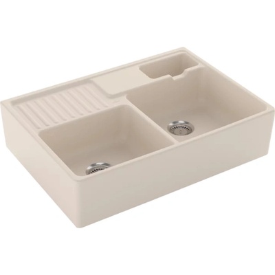 Villeroy & Boch Double-bowl sink 90 Ivory – Hledejceny.cz