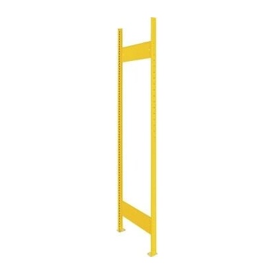 META rám otevřený RAL 1003 signální žlutá 2000 x 500 mm otevřený, komplet