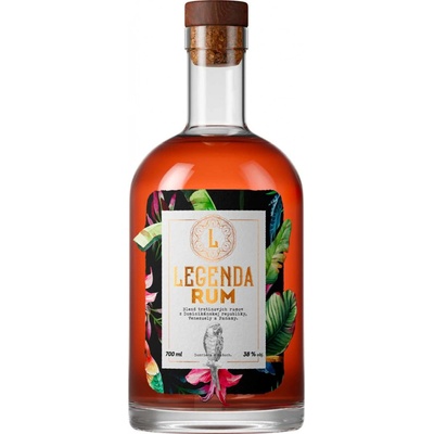 Marsen Legenda Rum 38% 0,7 l (čistá fľaša)