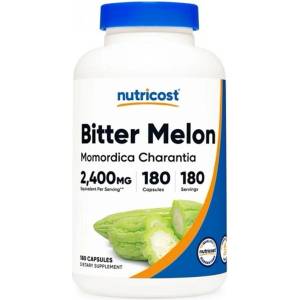 Nutricost Диабет - Горчив пъпеш - Momordica, 180 капсули Nutricost (67917 (093101) NC)