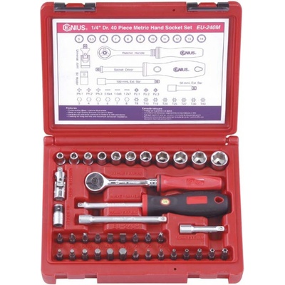 Genius Tools 1/4" 40 kusov EU-240M