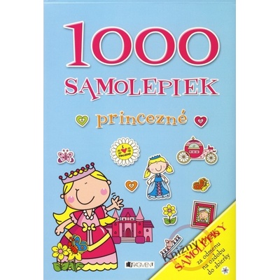 1000 samolepiek Princezné