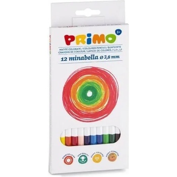 Primo Цветни моливи PRIMO Minabella 12 цвята