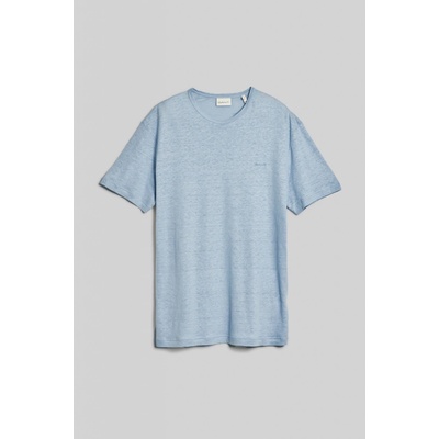 Gant tričko Linen SS T-Shirt modré