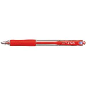 uni Химикалка, 0, 3 мм, с бутон, UNI "SN-100 Laknock", червена 733931000 (733931000)